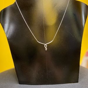 Sterling Silver infinity necklace​​
